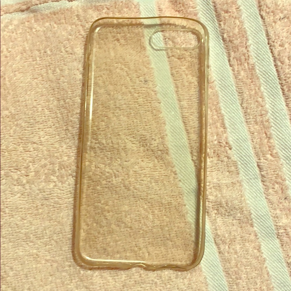 Iphone 8plus flexible clear case